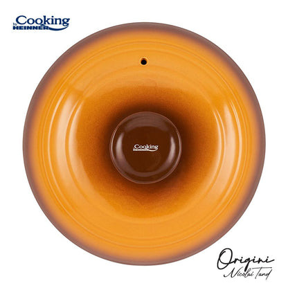 Oala ceramica cu capac Cooking by Heinner - Origini Chef Nicolai Tand, 17 x 18 cm, 4.5 L