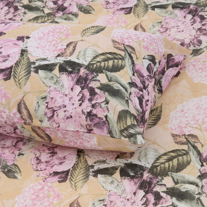 Set de pat king size bumbac,92 gsm,Peony