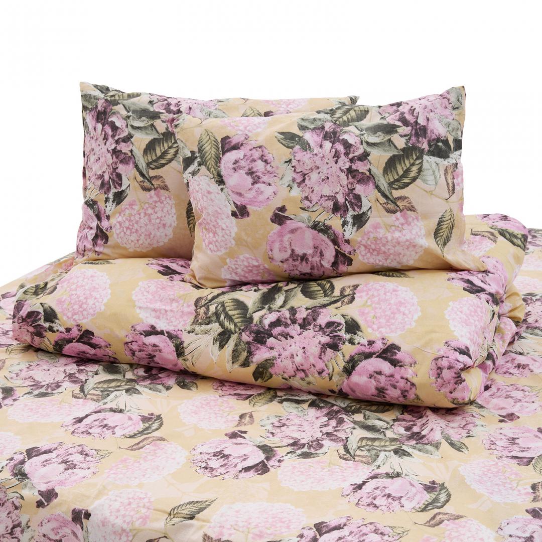Set de pat king size bumbac,92 gsm,Peony