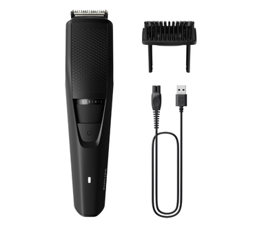 Aparat de tuns barba PHILIPS BT3234/15, Lame din otel inoxidabil cu ascutire automata, 0.5-10mm, utilizare fara fir, 60 min, Negru
