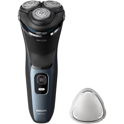 Aparat De Ras Philips Shaver Seria 3000 S3144/00, Barbierit Umed Şi Uscat, Fara Fir, Capete 5D Pivotante Si Flexibile, Lame Autoascutire, 60 Min, Capac De Protectie, Intens, L X A X I (Mm)