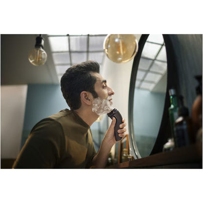 Aparat De Ras Philips Shaver Seria 3000 S3144/00, Barbierit Umed Şi Uscat, Fara Fir, Capete 5D Pivotante Si Flexibile, Lame Autoascutire, 60 Min, Capac De Protectie, Intens, L X A X I (Mm)