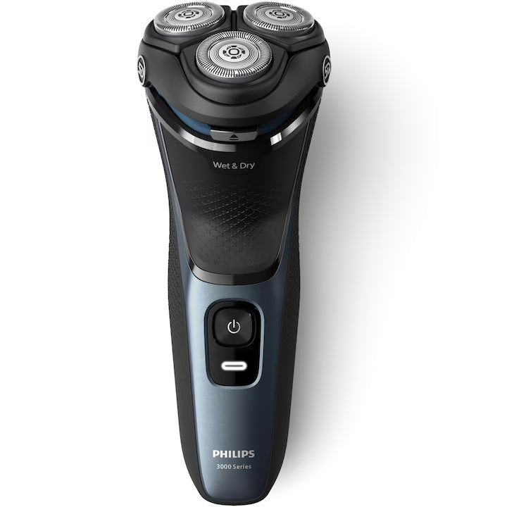 Aparat De Ras Philips Shaver Seria 3000 S3144/00, Barbierit Umed Şi Uscat, Fara Fir, Capete 5D Pivotante Si Flexibile, Lame Autoascutire, 60 Min, Capac De Protectie, Intens, L X A X I (Mm)