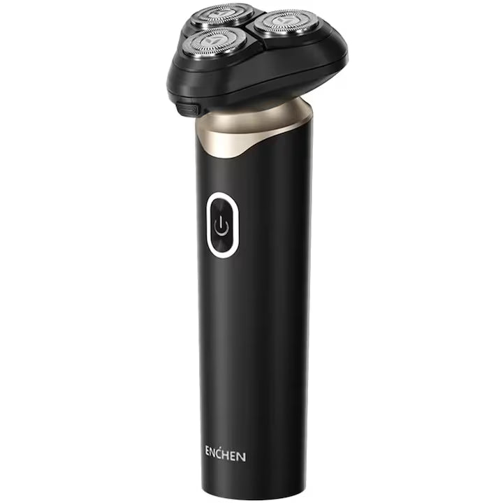 Aparat de ras electric Enchen, rotativ, negru, 120 min autonomie, 17x7x6cm