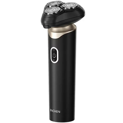 Aparat de ras electric Enchen, rotativ, negru, 120 min autonomie, 17x7x6cm