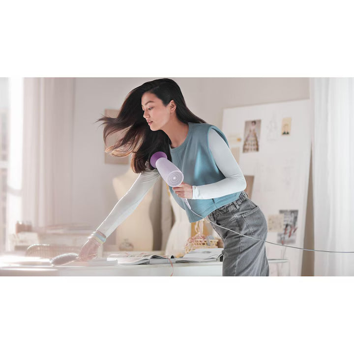 Uscator de par Philips BHD341/10, 2100W, accesoriu Thermo Protect, 3 trepte de temperatura, 2 trepte de viteza, cap de coafare 14 mm, Lila