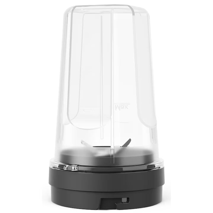 Blender sport Electrolux Create 4 E4SB1-4ST, 350 W, 0.6 l, 2 viteze + functie Pulse, 2 recipiente on-the-go, lame inox detasabile, inox