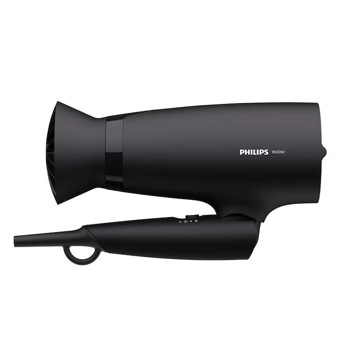 Uscator de par Philips BHD308/10, 1600W, accesoriu Thermo Protect, 3 setari de viteza/temperatura, cap de coafare 14 mm, Negru