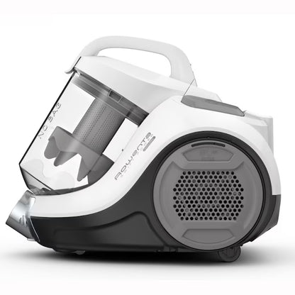 Aspirator fara sac Rowenta Swift Power Cyclonic RO2957EA, 750W, tehnologie ciclonica, 7.6m, motor Effitech, Animal Care, Alb/Negru
