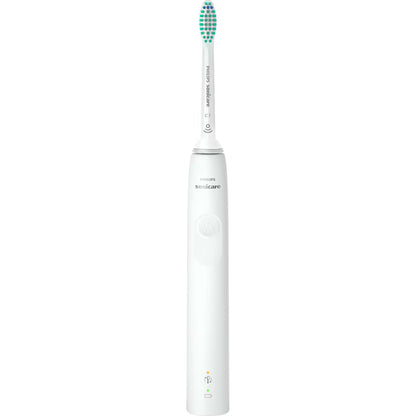 Periuta de dinti sonica electrica Philips Sonicare Seria 3100 HX3673/13, 31000 miscari/minut, 1 mod de curatare, senzor presiune, functia BrushSync, 1 cap de periere, toc de transport, Alb