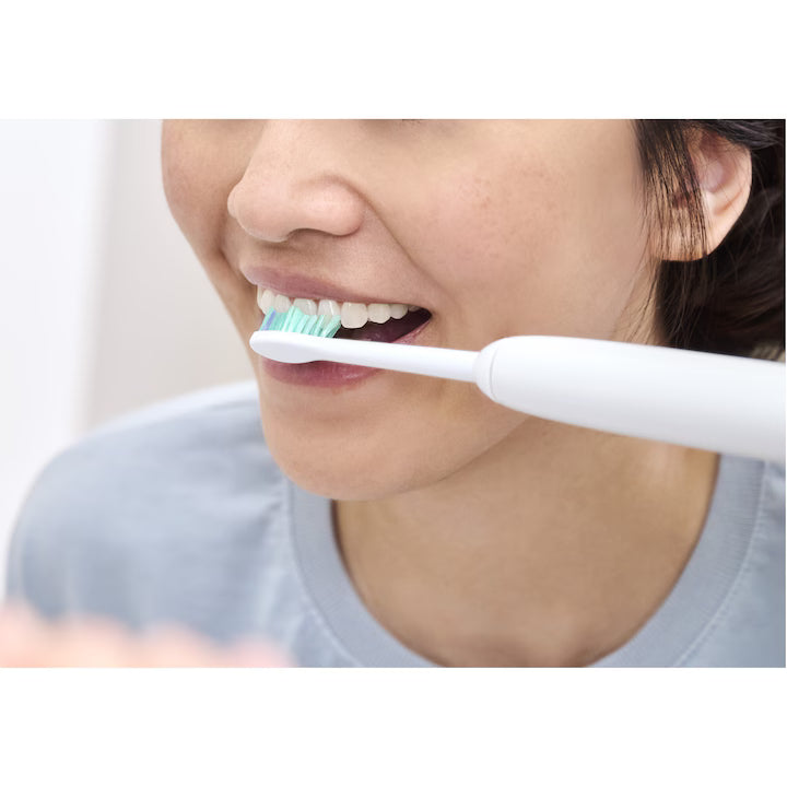 Rezerve Philips Sonicare Pro Results HX6014/87, pachet de 4 capete de periere, Standard, click-on, sincronizarea modurilor BrushSync, Alb