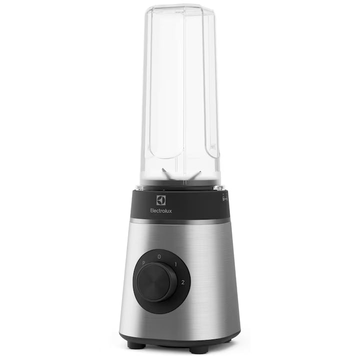 Blender sport Electrolux Create 4 E4SB1-4ST, 350 W, 0.6 l, 2 viteze + functie Pulse, 2 recipiente on-the-go, lame inox detasabile, inox