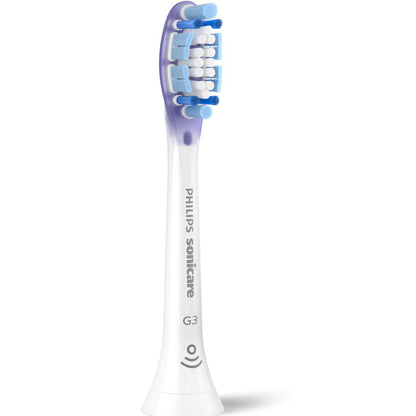 Rezerve Philips Sonicare Gum Care HX9052/87, pachet de 2 capete de periere, Standard, click-on, sincronizarea modurilor BrushSync, Alb