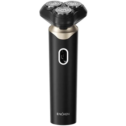 Aparat de ras electric Enchen, rotativ, negru, 120 min autonomie, 17x7x6cm