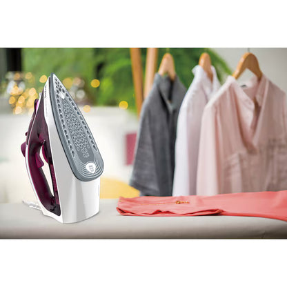Fier de calcat Tefal Express Steam FV2835E0, 2400W, Jet de abur 160 g/min, abur variabil 0-35 g/min, 270 ml, violet