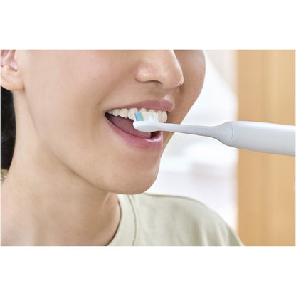 Rezerve Philips Sonicare Optimal White HX6062/87, pachet de 2 capete de periere, Standard, click-on, sincronizarea modurilor BrushSync, Alb