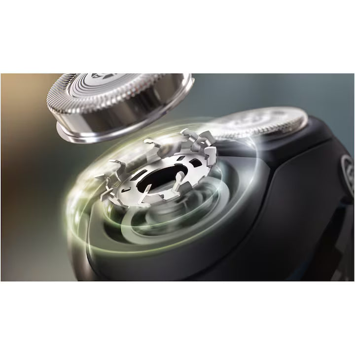 Aparat de ras PHILIPS Shaver Seria 3000 S3244/12, barbierit umed şi uscat, fara fir, capete 5D pivotante si flexibile, lame autoascutire, 60 min, sistem de barbierire anticoroziune, capac de protectie, Negru