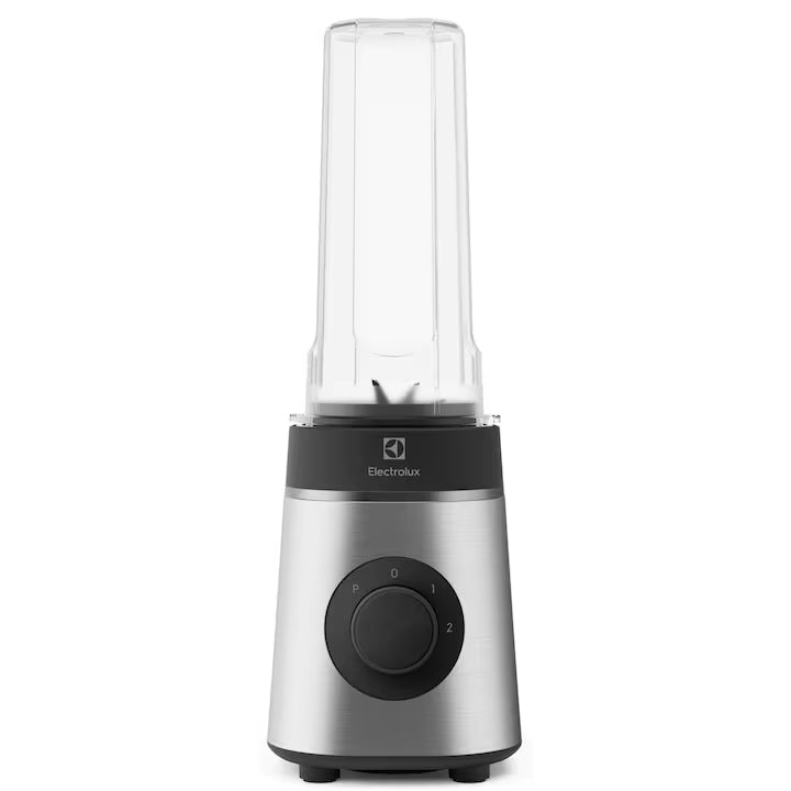 Blender sport Electrolux Create 4 E4SB1-4ST, 350 W, 0.6 l, 2 viteze + functie Pulse, 2 recipiente on-the-go, lame inox detasabile, inox