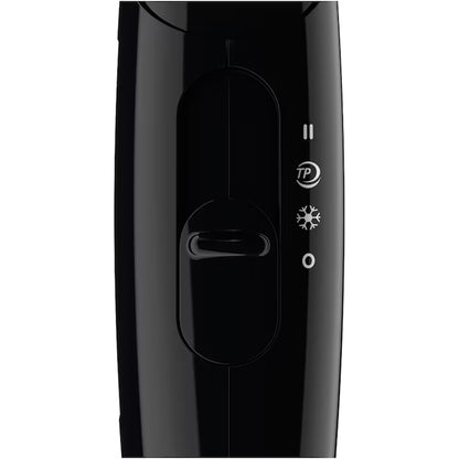 Uscator de par Philips EssentialCare BHC010/10, 1200 W, 3 setari temperatura, maner pliant, Negru