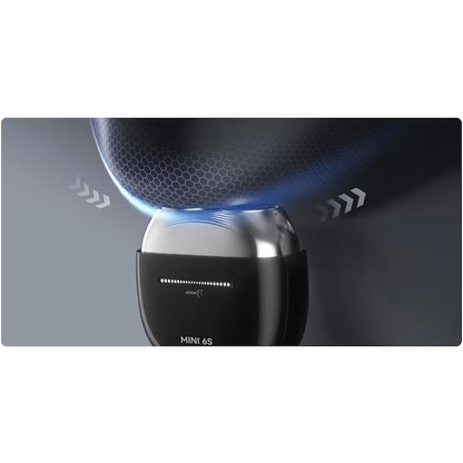 Aparat de ras electric, Enchen 6S, rotativ, negru, 60 min autonomie, 14x11x5cm