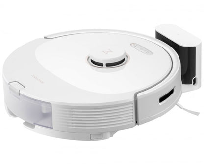 Robot de aspirare Roborock Q7Max Q7M02-00, Aspirator&Mop, LiDAR, 4200 Pa, 58W, 4 senzori, 4 harti, Mapare 3D, 5200mAh, Recunoastere automata a camerei, Recipient praf: 470ml, Recipient apa 350ml, 30 moduri de setare a volumului de apa, Alb