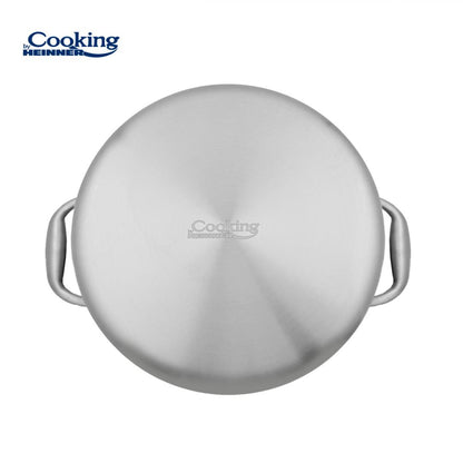 SEMIOALA 2.8L INOX+CAPAC STICLA 20x10CM, ATOMIC3, COOKING BY HEINNER