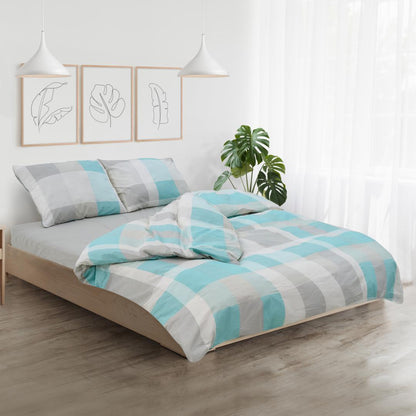 Set de pat king size bumbac,92gsm,Square