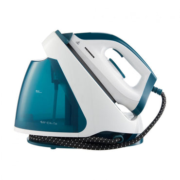 Statie de calcat HEINNER IdeaSteam HIS-D2005WB, 2200W, 5 BAR, Rezervor 1.2L, Debit abur 50±10 g/min, Alb/Albastru
