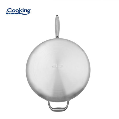 TIGAIE ADANCA INOX+CAPAC STICLA 28X7.5CM, ATOMIC3, COOKING BY HEINNER