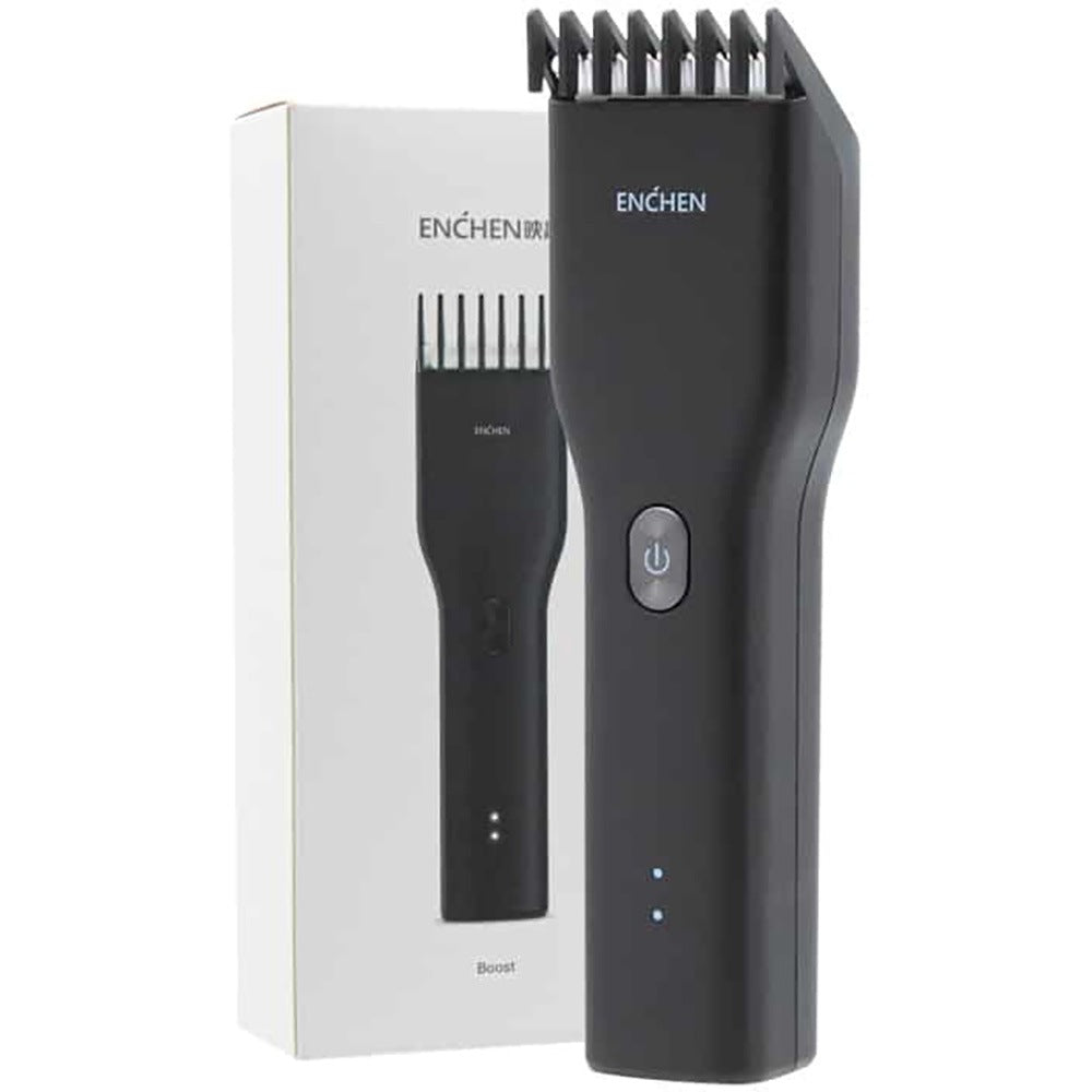 Aparat de tuns ENCHEN Boost-B, acumulator, 90 min autonomie, negru
