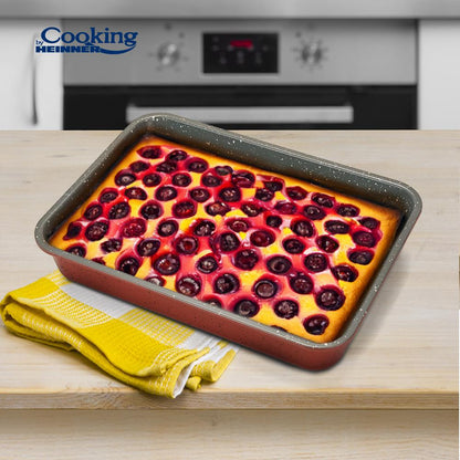 TAVA CUPTOR 35X26X7 CM ACOPERIRE CERAMICA, ANCA, COOKING BY HEINNER